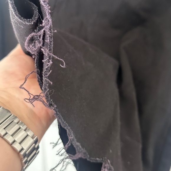 Free People We The Free Crvy Curvy Size 28 Super Flare Black Jeans Boho - Picture 4 of 8